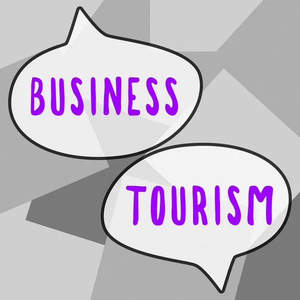 Texto Que Mostra Inspiração Turismo Negócios Business Showcase Atividade Deixar — Fotografia de Stock