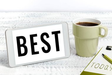 En iyi el yazısı, iş konsepti bir şeyi ya da bir başkasını aşmak ya da ondan daha iyi olmak için.