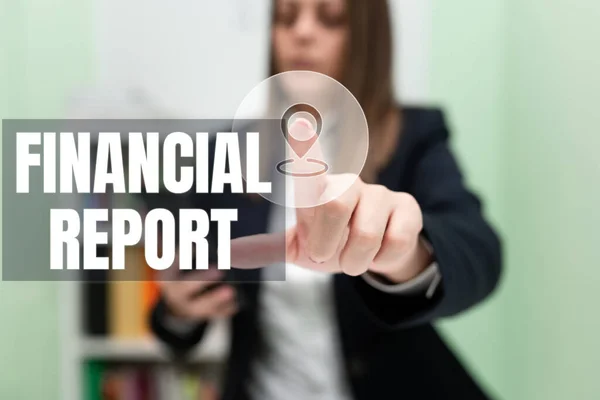 Kézírás Szöveg Pénzügyi Jelentés Üzleti Koncepció Vállalkozás Pénzügyi Tevékenységeinek Hivatalos — Stock Fotó