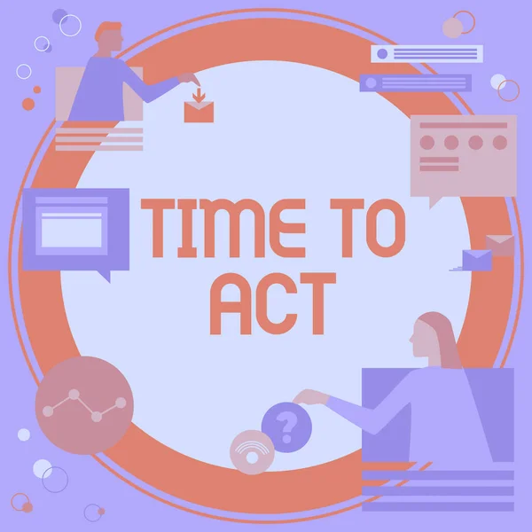 Time Act Business Überblick Über Den Richtigen Moment Sofort Mit — Stockfoto