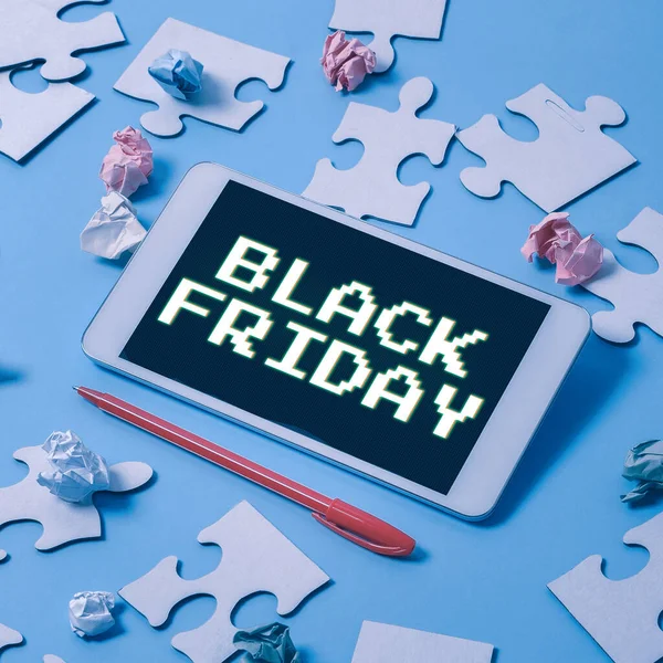 Teks Yang Menunjukkan Inspirasi Black Friday Konsep Bisnis Sehari Mana — Stok Foto