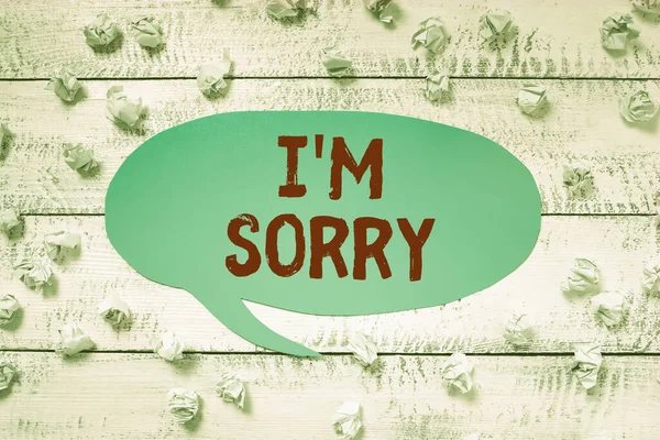 Text Zeigt Inspiration Sorry Business Überblick Toask Vergebung Für Jemanden — Stockfoto