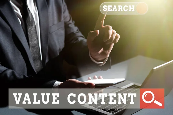Zápis Zobrazující Text Value Content Business Showcase Exkluzivní Detaily Kterým — Stock fotografie
