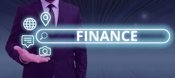Conceptueel Bijschrift Finance Business Overview Beschrijft Activiteiten Verband Met Bancaire — Stockfoto