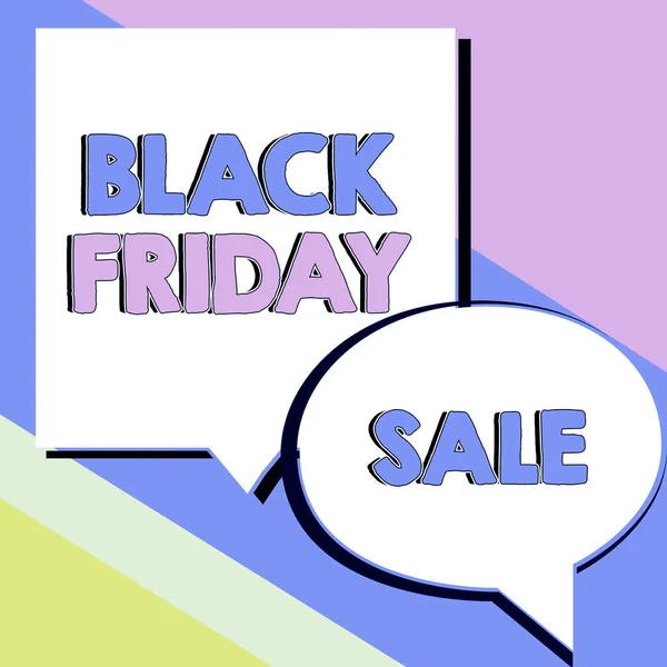 Conceptual Display Black Friday Sale Conceptual Photo Attract Buyers Exclusive — Stock Photo, Image