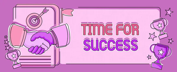 성공을 Time Success 마케팅 사이트에 — 스톡 사진