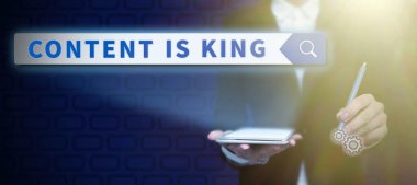 Kavramsal başlık İçeriği Kral, İş Fikri Çevrimiçi Reklam Stratejisi Arama Motoru Pazarlaması