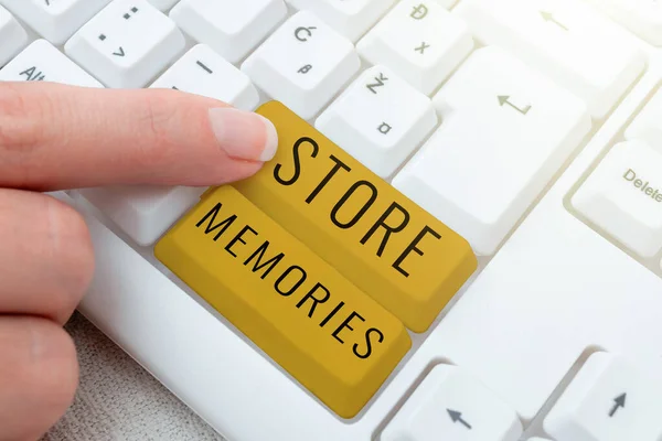 Правообладатель Иллюстрации Store Memories Business Concept — стоковое фото