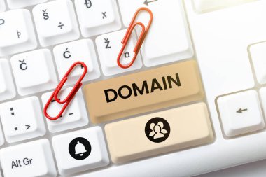 İlham alan adını gösteren metin, idari özerklik alanını tanımlayan kavramsal fotoğraf tanımlama dizisi