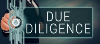 El yazısı tabelası Due Diligence, iş genel görünümü anlaşma için diğer iş mülklerine zarar vermekten kaçınır