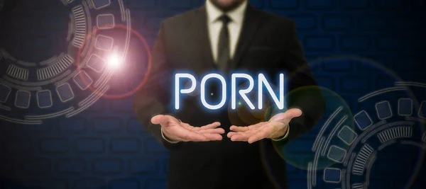 Konceptuální Zobrazení Porno Konceptuální Fotografie Zobrazování Erotického Chování Které Způsobit — Stock fotografie