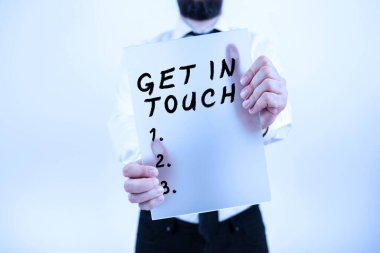 Resmin gösterildiği yeri imzala. Kavramsal fotoğraf. Temasta kal.