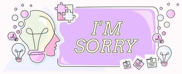 Text Zeigt Inspiration Sorry Business Ansatz Toask Vergebung Für Jemanden — Stockfoto