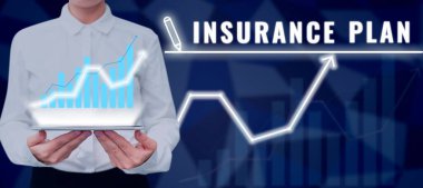 El yazısı metni sigorta planı, iş fikri bir işçinin karşılandığı risk yönetimini içerir