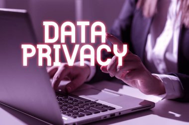 Veri Mahremiyeti, Kavramsal Fotoğraf İnternet Güvenliği ve İnternet sitesinin dijital korumasını gösteren ilham kaynağı