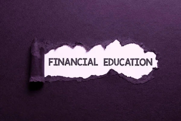 Концептуальний Підпис Фінансова Освіта Огляд Бізнесу Розуміння Валютних Сфер Таких — стокове фото