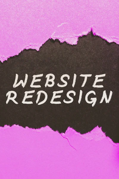 Concereptual Display Website Redesign Business Approach Moderize Improver Evamp Your — 스톡 사진