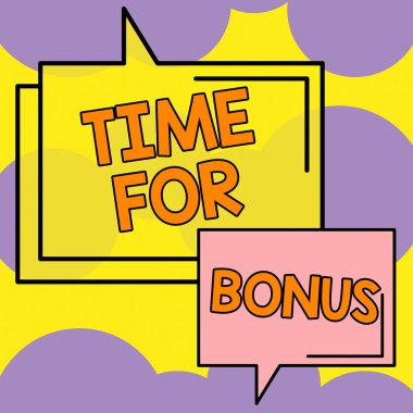 Bonus için ilham zamanını gösteren metin, kavramsal fotoğraf sınırlı özel teklif, ekstra indirim, çılgın anlaşma