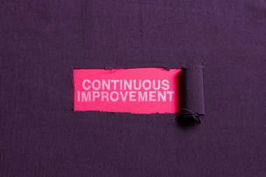 Metin gösteriminin sürekli geliştirilmesi, iş fikrinin zamanla küçük tutarlı iyileştirmeler yapması