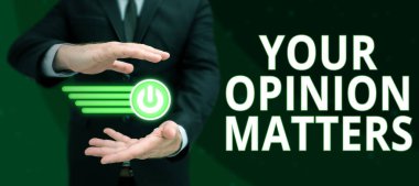 Fikir Özelliklerinizi sunan metin başlığı, Gelişmek için Değerli bir girdi sağlamak için söz sahibi olmak için iş vitrininiz