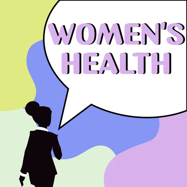 Τίτλος Κειμένου Που Παρουσιάζει Την Υγεία Των Γυναικών Έννοια Σημαίνει — Φωτογραφία Αρχείου