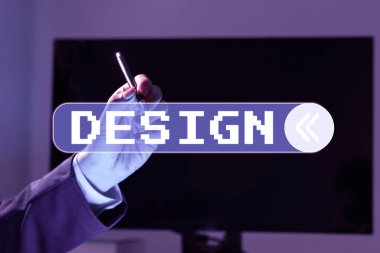 Nesnenin görünüş ve işlevini veya işleyişini göstermek için üretilen kavramsal başlık tasarımı, kavramsal fotoğraf çizimi