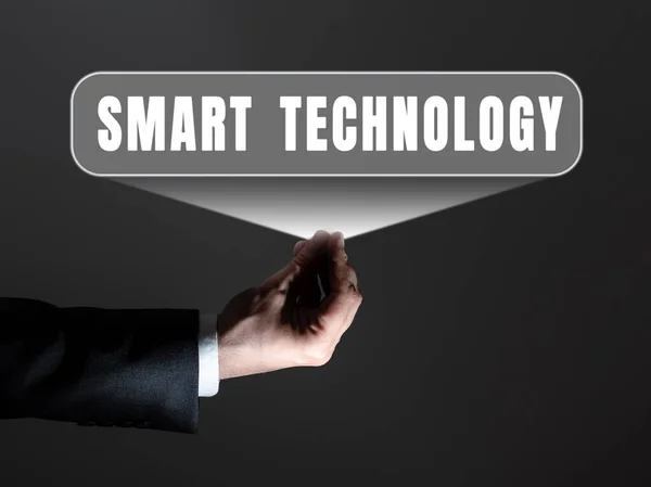 Smart Technology Geschäftskonzept Zum Schutz Und Zur Vermeidung Von Fehlern — Stockfoto