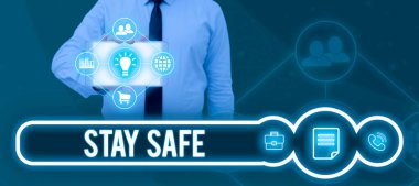 El yazısı metni Güvenli Kalın, Tehlike, zarar veya yazı saklama tehdidinden korunan Sözcük