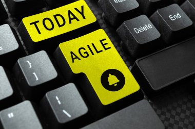 Yazılım dağıtımına Agile, Kavramsal fotoğraf yineleme yaklaşımını sunan metin başlığı giderek artan bir yazılım oluşturur