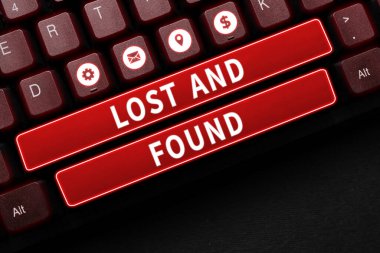 Kayıp Eşyalar, Unutulmuş Şeyler Arama Servisi 'ni bulabileceğiniz yerde Yazılı Sözcük