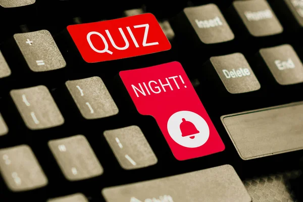 Quiz Night 인터넷 데이터베이스 — 스톡 사진