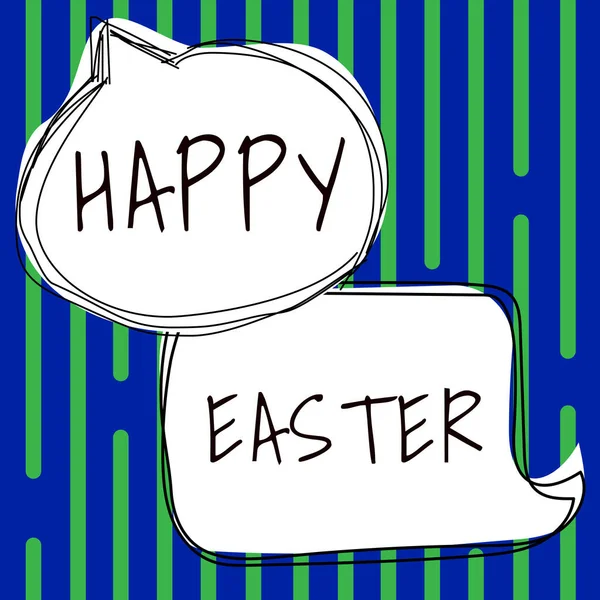 Conceptuele Weergave Happy Easter Business Showcase Christelijk Feest Ter Herdenking — Stockfoto
