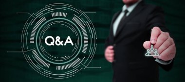 Soru-Cevap sunan metin başlığı, Sorulan ve cevaplanan sorular olarak tanımlanan kavram