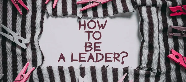 Концептуальний Дисплей Бути Лідером Слово Навчання Успішні Поради Провідного Бізнесу — стокове фото
