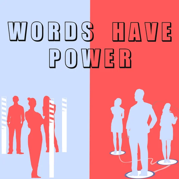 Conceptual Display Words Have Power Business Showcase Energy Ability Heal — Stock Photo, Image