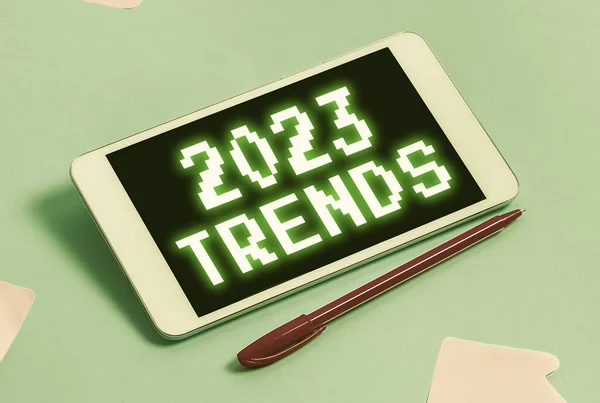 Metin Başlığı 2023 Trends Business Show Showcase Things — Stok fotoğraf