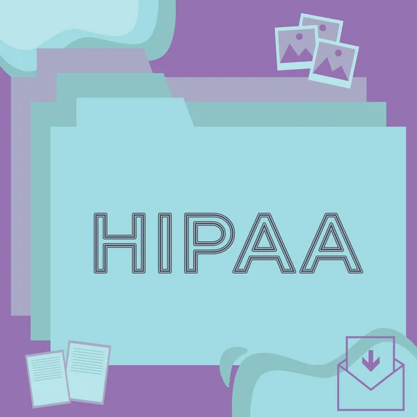Tekst Bijschrift Presenteren Hipaa Business Idee Acroniem Staat Voor Health — Stockfoto