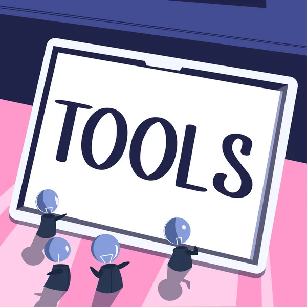 Koncepcionális Kijelző Eszközök Koncepció Jelentése Eszköz Eszköz Eszköz Mint Tartott — Stock Fotó