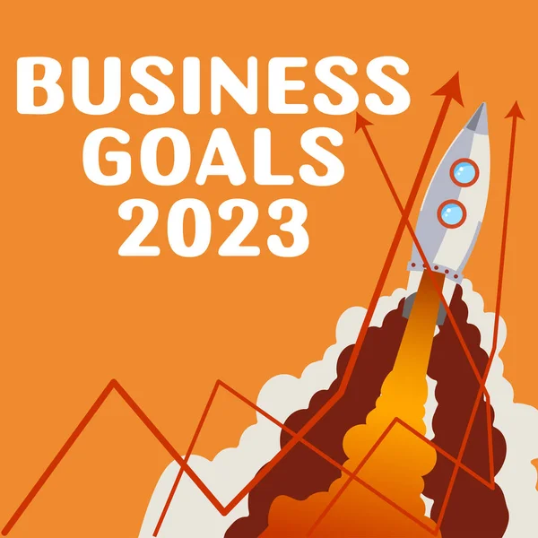 Tekst Pokazujący Inspirację Cele Biznesowe 2023 Zdjęcie Koncepcyjne Możliwości Zaawansowane — Zdjęcie stockowe