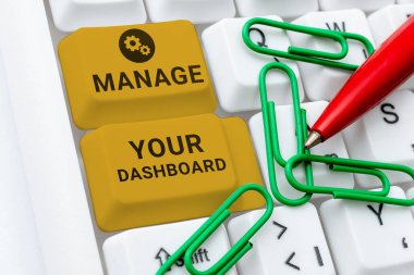 Kavramsal başlık Kontrol Panelinizi yönetin, iş süreci iş akışı yönetimini yönetmek için web iniş sayfası için sözcük