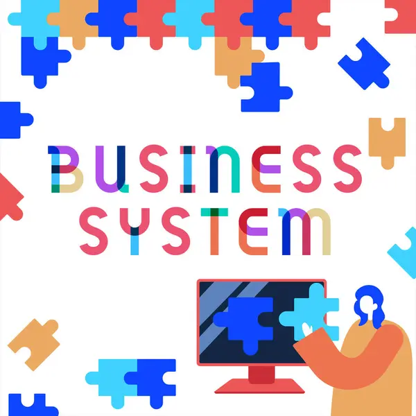 Merkki Näyttää Business System Business Lähestymistapa Toimitusmekanismi Tarjota Tiettyjä Tavaroita — kuvapankkivalokuva