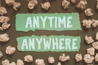 Metin işareti, her yerde, her an birlikte çalışırken iş yaklaşımının ulaşılabilir bir hedef olduğunu gösterir