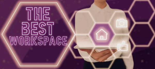 Best Workspace Business Showcase Comfortable Working Conditions Company Employees — 스톡 사진