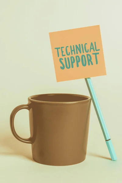 Text Showing Inspiration Technical Support Business Showcase Service Provided Hardware — Stock Photo, Image