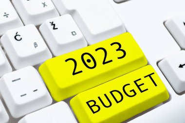 El yazısı metni 2023 Bütçe, İş dünyası Yeni Yıl Yatırım stratejisi için mali plan