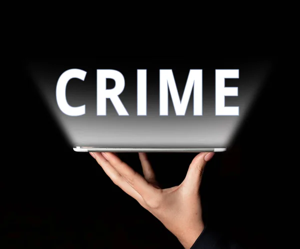 Εγγραφείτε Στην Εμφάνιση Του Εγκλήματος Λέξη Για Την Ομοσπονδιακή Αδικήματα — Φωτογραφία Αρχείου