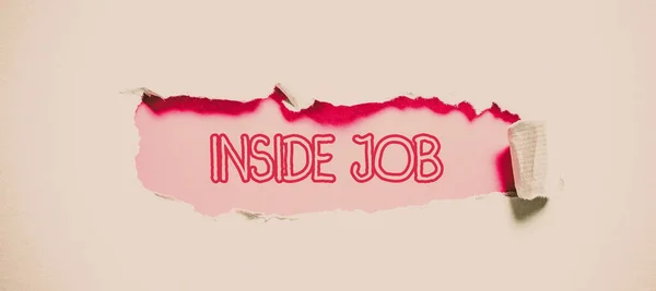 Inspiratie Toont Teken Binnen Job Business Idee Gedaan Met Hulp — Stockfoto