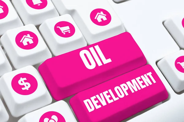 Inspiration showing sign Oil Development, Word Written on act or process of exploring an area on land or sea for oil