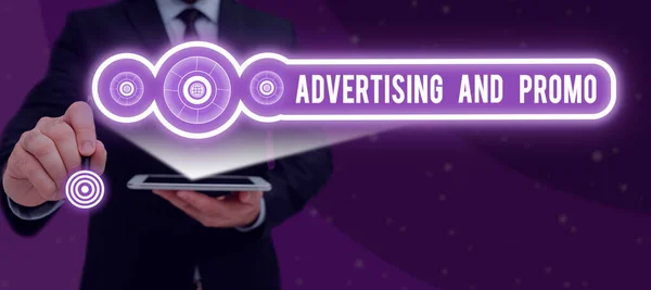 Conceptual Display Advertising Promo Concept Jelentése Tájékoztatás Kilátások Különleges Kedvezmények — Stock Fotó