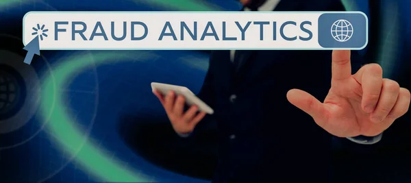 Rukopisný Text Podvod Analytics Business Overview Identifikace Skutečného Nebo Očekávaného — Stock fotografie